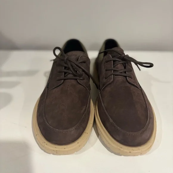 Sperry Men's Cabo II Brown Oxfords - Picture 6 of 7